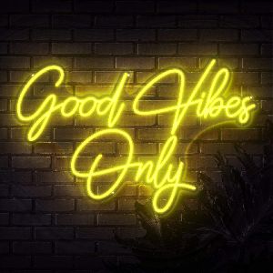 Good Vibes Only Neon Sign