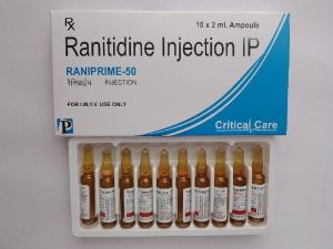 Each 2ml contains Ranitidine 50mg Injection