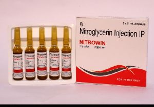 Nitroglycerin 5mg + Ethanol I.P. 30% + Propylene glycol I.P. 30% injection