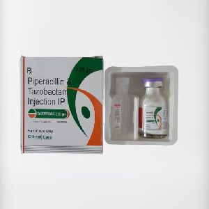 Pipercillin 2000mg + Tazobactm 250mg Injection