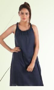 Bamboo Knee Length Braid Design Dress