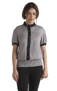 Bamboo Top with Elastic Waistband