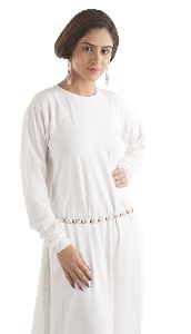 Round Neck and Extra Long Sleeves Stylish Abaya