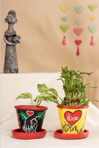 Fresh Valentine Gifts TERRACOTTA Planter/ TableTop