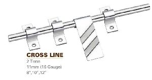 Cross Line Stainless Steel Door Latch