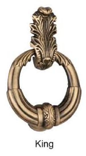 King Brass Door Knocker