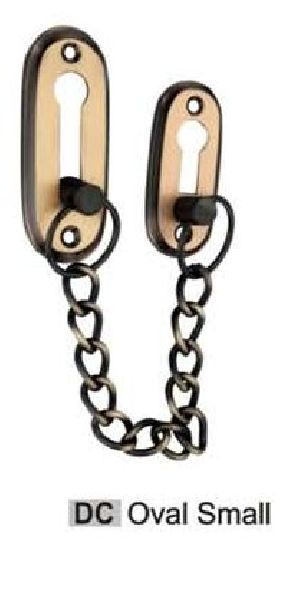 Oval Small Brass Door Chain