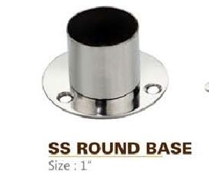 Round Base Stainless Steel Concealed Curtain Wall Bracket