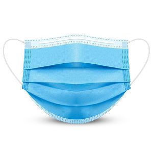 3 Ply Face Mask with Nose Pin