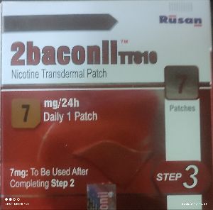 2baconil 7mg Step 3 Nicotine Transdermal Patch