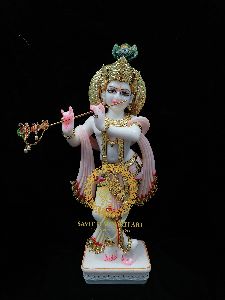 Makrana Marble Krishna Statue