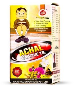 achal lexative effective non habit forming constipation tablets