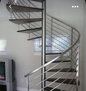 Stainless Steel Spiral Staircase Railings