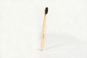 Bamboo Toothbrush Carbonised Smooth Bamboo Handle with PBT Bristles