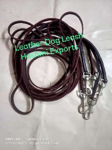 leather dog leashe
