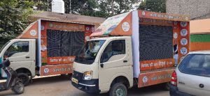 led display screen mobile van on hire