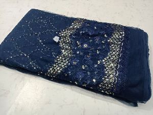 Daman Embroidery Net Fabric