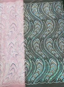 Designer Fancy Embroidered Fabric