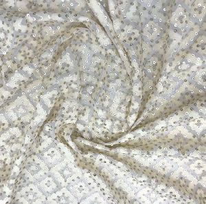 Georgette Lucknowi Fabric