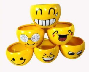 Emoji Flower Pot