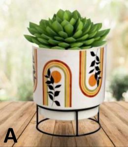 Iron Metal Pots with Stand