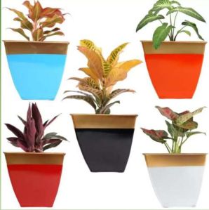 Multicolor Tapered Planter