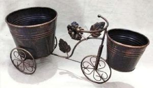 Iron Tricycle 2 Pot Stand