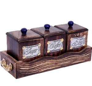 Wooden Container Set