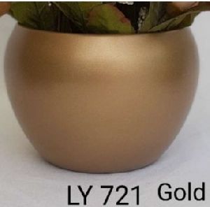 LY 721 Gold Metal Planter