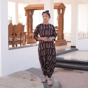 Cotton Hand Block Printed Jumpsuit