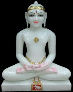 Marble Jain Mahaveer Statue