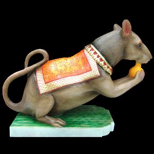 Marble Rat Statue