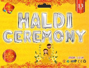 Haldi Ceremony Foil Balloon