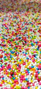 Multicoloured Cake Sugar Balls