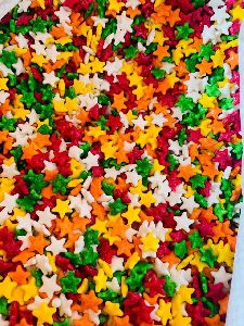 Multicoloured Star Shape Cake Sprinkle