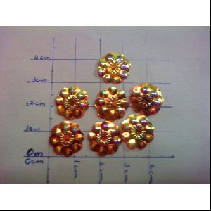 8 Dots Flower Red Sequins