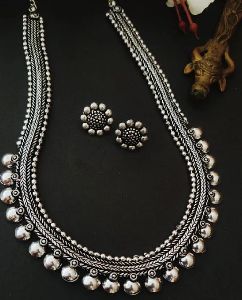 Kolhapuri Oxidised Necklace Set