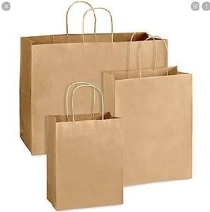 Paper bags for garments and shoes