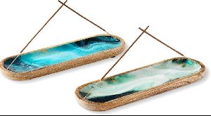 Wooden Incense Stick Plate
