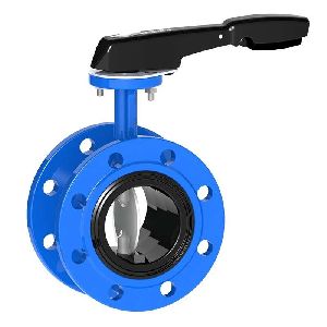 Double Flange Wafer Type Damper Butterfly Valve