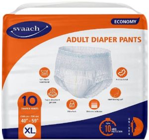 Svaach Economy Adult Diaper Pants XL 10s