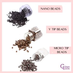 Hair Extension Tip Silicone Beads