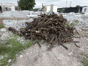 Wood logs for boiler