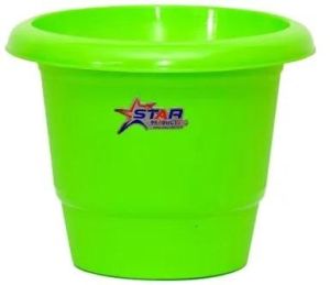 Green Plastic Planter