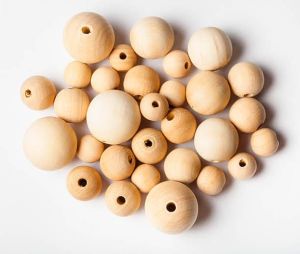 Round Wooden Bead