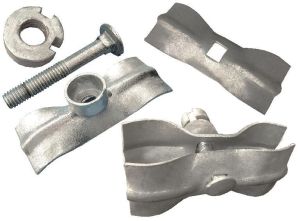 Galvanised Steel Fencing Coupler Set