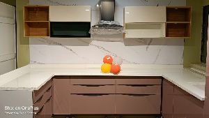 u shaped modular kitchen