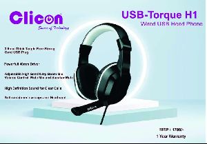 Clicon Wired USB Headphone