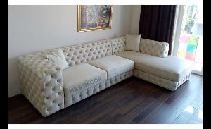Chesterfield Designer L Shape Corner Sofa Set