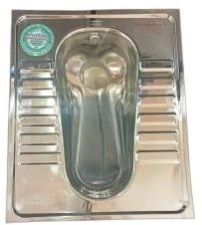 Flush Type Stainless Steel Lavatory Pan